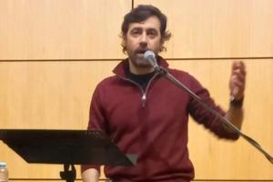 «Poesia à Mesa» conta com o poeta-ator Pedro Lamares